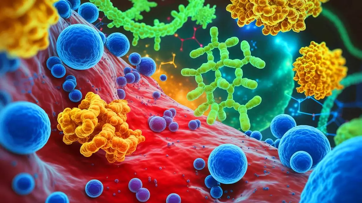Illustration de l'impact de l'isoleucine sur la longévité et la santé humaine. Image réalisée par IA.