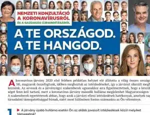 Hongrie : consultation nationale sur les mesures sanitaires et économiques et l’immigration