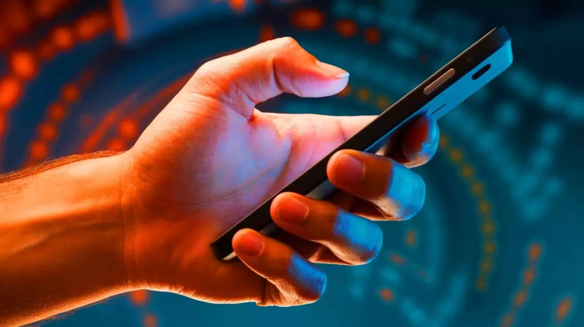 Illustration de l'impact de l'usage des smartphones sur la morphologie humaine. Image réalisée par IA.