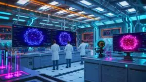 Illustration of paraparticles as a new category of quantum particles. Image generated by AI.