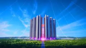 Illustration of China's massive laser fusion complex in Mianyang. Image generated by AI.