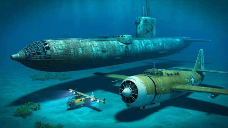 „Unglaubliche Entdeckung“: 400 Meter Tiefe vor US-Küste birgt Relikte aus Kriegszeiten - U-Boot und Bomber bergen Geheimnisse aus der Vergangenheit