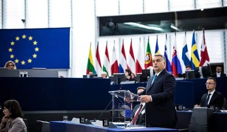 Viktor Orbáns Wortmeldung in der Debatte des so genannten „Sargentini-Berichtes”