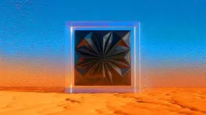 Illustration of an origami-inspired hydrogel device designed for water harvesting. Image generated by AI.