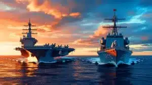 Illustration of the geopolitical tensions involving the U.S. and China under Trump's leadership. Image generated by AI.