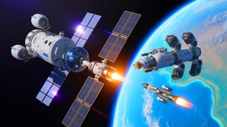 “China to Deploy Robot Thrusters”: Urgent Space Maneuver Strategy Revealed After Starlink Collision Near-Miss Raises Alarms
