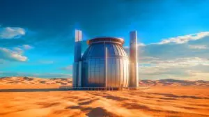 Illustration of China's discovery of massive thorium reserves in Inner Mongolia. Image generated by AI.