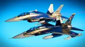 Illustration of the GCAP and American F-47 fighter jets operating in tandem as interoperable allies. Image generated by AI.