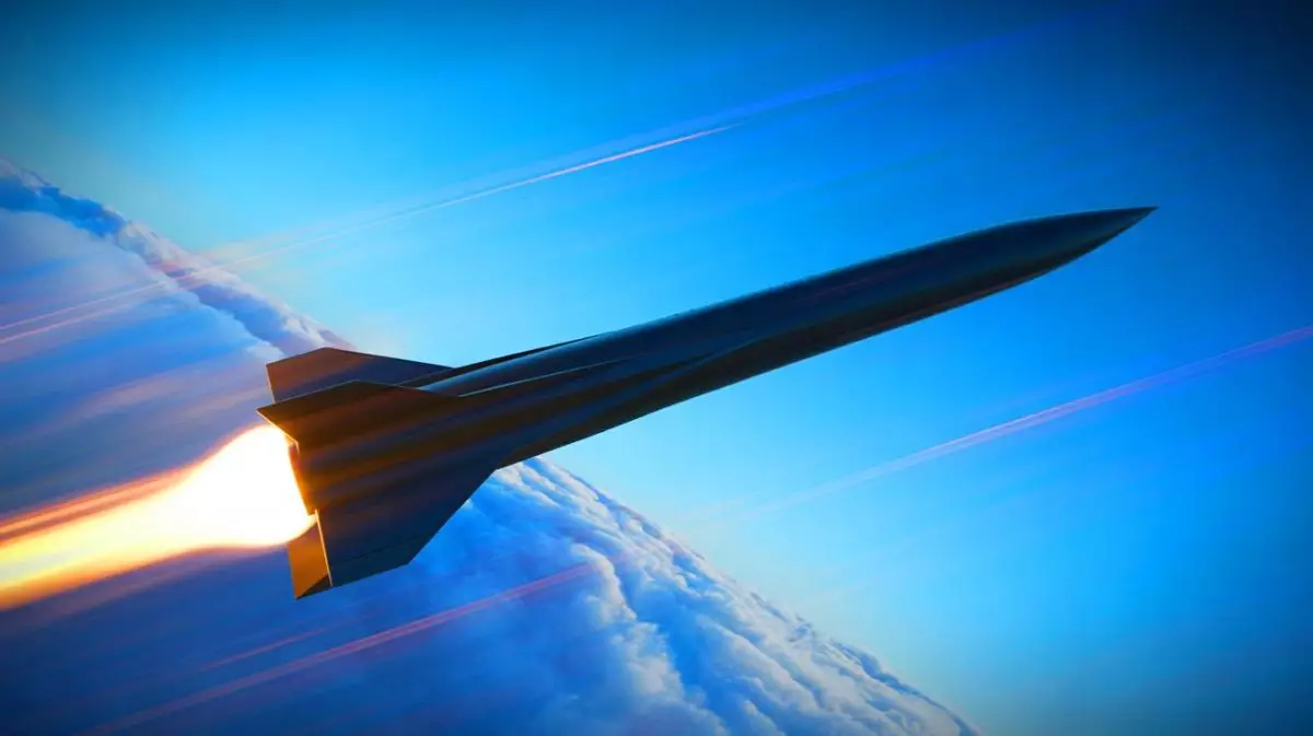 Illustration de la relance du programme de missiles hypersoniques ARRW par l'US Air Force. Image réalisée par IA.