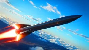 Illustration de la relance du programme de missiles hypersoniques ARRW par l'Air Force américaine. Image réalisée par IA.