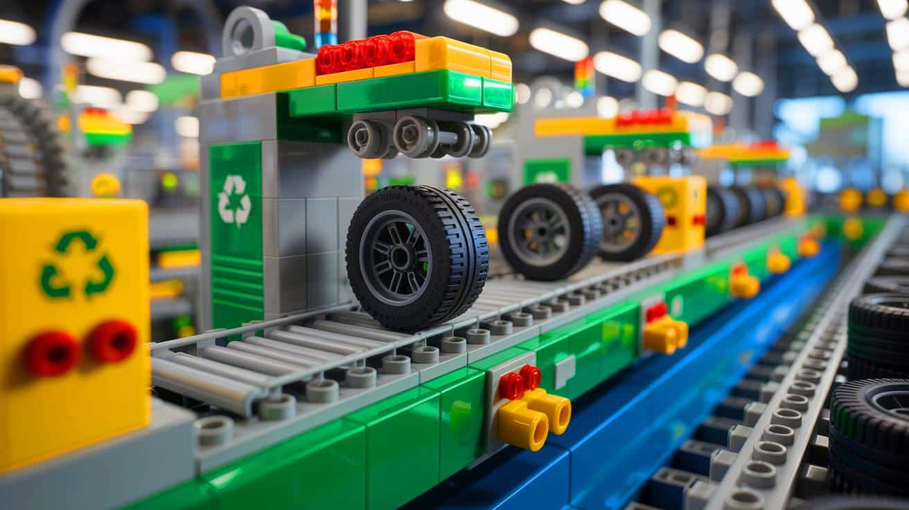 « Ce n’est plus un jeu » : LEGO change radicalement sa production de pneus, une première à cette échelle industrielle