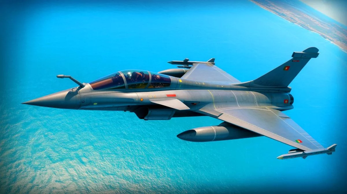 Illustration of Portugal choosing Rafale jets over American F-35s to enhance European defense collaboration. Image generated by AI.