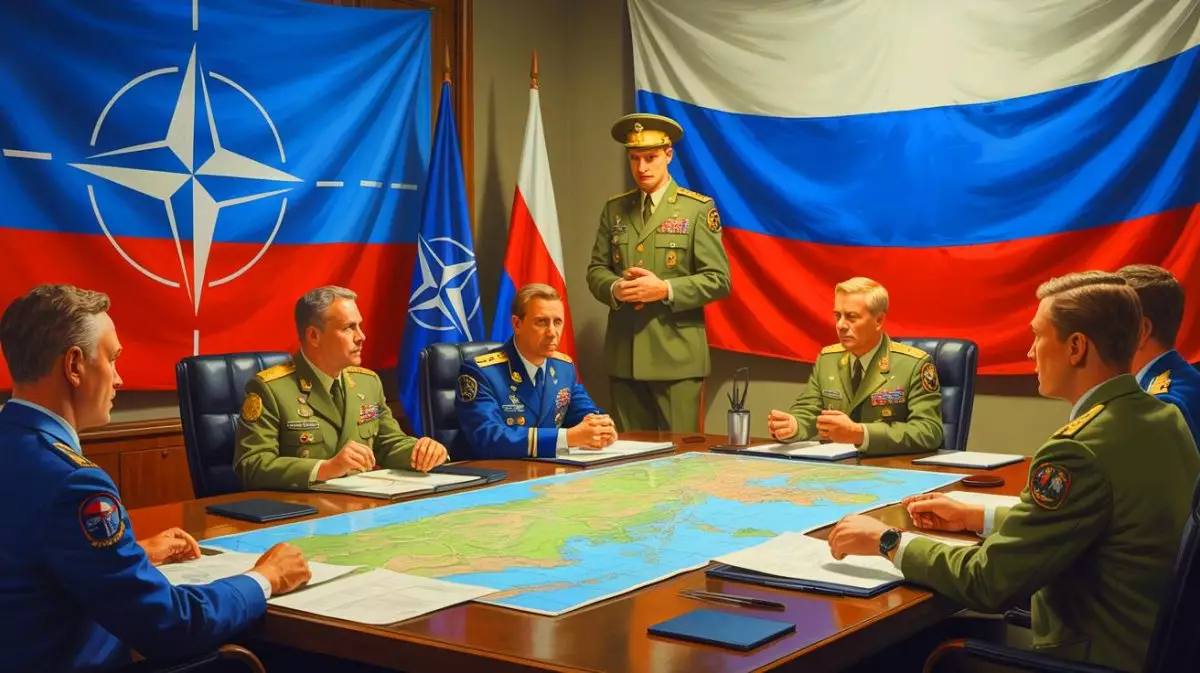 Illustration of heightened geopolitical tensions due to Putin’s updated nuclear doctrine and NATO's strategic response. Image generated by AI.