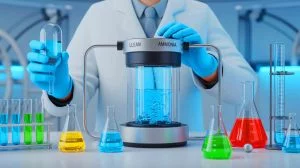 Illustration of a groundbreaking method converting nitrates in contaminated water to valuable ammonia. Image generated by AI.