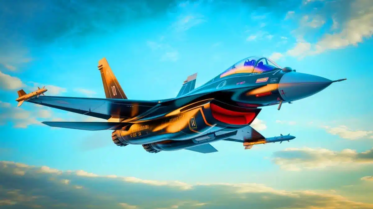 Illustration of Lockheed Martin facing challenges in the aerospace industry. Image generated by AI.