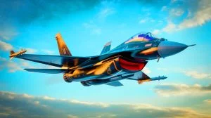 Illustration of Lockheed Martin facing challenges in the aerospace industry. Image generated by AI.
