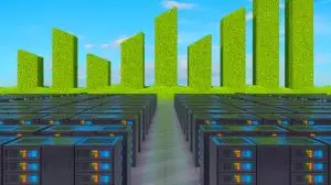 Illustration of the environmental impact of AI-driven data centers on global electricity demand. Image generated by AI.