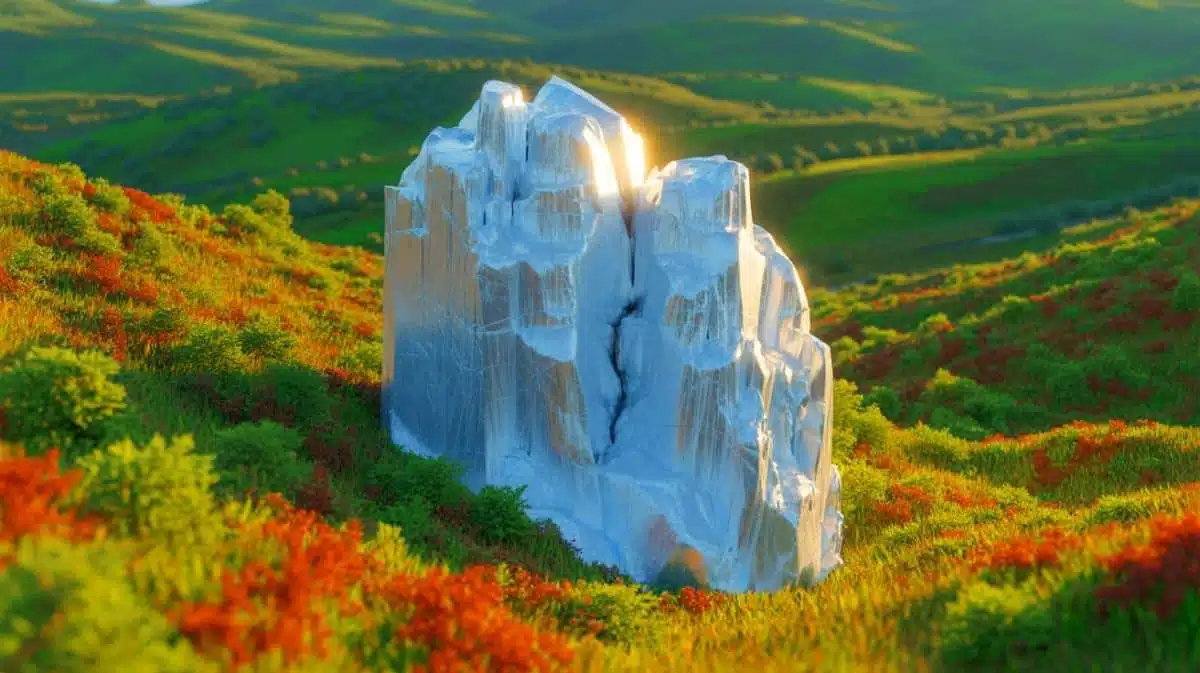 Illustration de la jadarite, minerai rare pouvant révolutionner l'approvisionnement en lithium pour l'Europe. Image réalisée par IA.