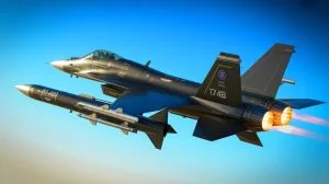 Illustration of the AIM-174B missile interceptor showcasing its air-launched capabilities. Image generated by AI.