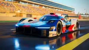 Illustration of the Toyota GR LH2 Racing Concept at the 24 Hours of Le Mans. Image generated by AI.
