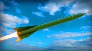Illustration von einer Hyperschallwaffe der U.S. Air Force im Einsatz. Bild durch KI generiert.