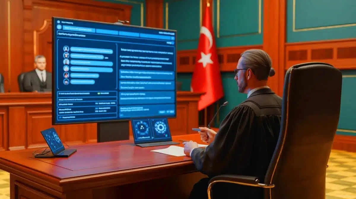 Illustration de l'interdiction du chatbot Grok en Turquie après des propos offensants, générée par intelligence artificielle.