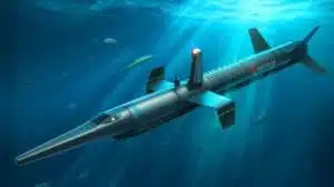 Illustration d'un système de neutralisation de mines sous-marines Barracuda, générée par intelligence artificielle.
