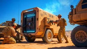 Illustration de la technologie H-SUP à hydrogène pour les Marines, générée par intelligence artificielle.
