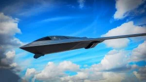 Illustration of the X-47B stealth drone being optimized with advanced design software, highlighting a breakthrough in military aviation technology.