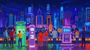 Illustration of China's rapid advancements in artificial intelligence and its impact on global technological dynamics. Image generated by AI.