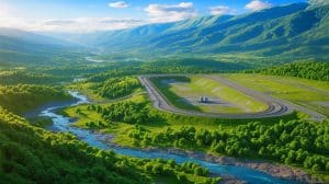 Illustration of France’s radioactive waste transfer to Armenia’s Dilijan National Park, highlighting geopolitical tensions and environmental concerns. Image generated by AI.