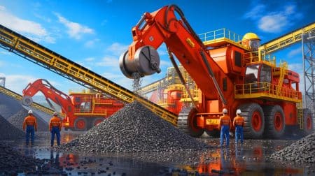 Illustration of China's dominance in rare earth elements and its impact on global industries.