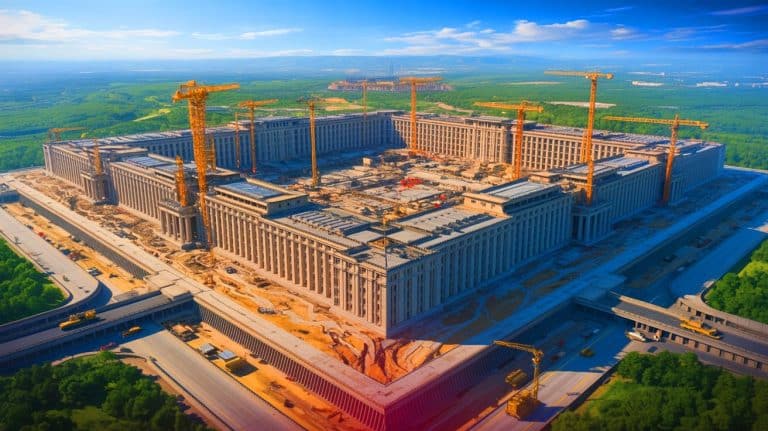 « J’ai cru voir une ville entière sortir du sol » : la Chine construit une forteresse militaire dix fois plus grande que le Pentagone