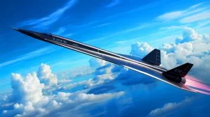 Illustration of the hypersonic SR-72 aircraft, highlighting its advanced speed and stealth capabilities, generated by artificial intelligence.