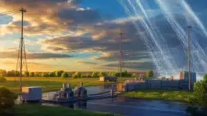 Illustration of a covert U.S. project designed to manipulate local climates, raising global concerns. Image generated by AI.