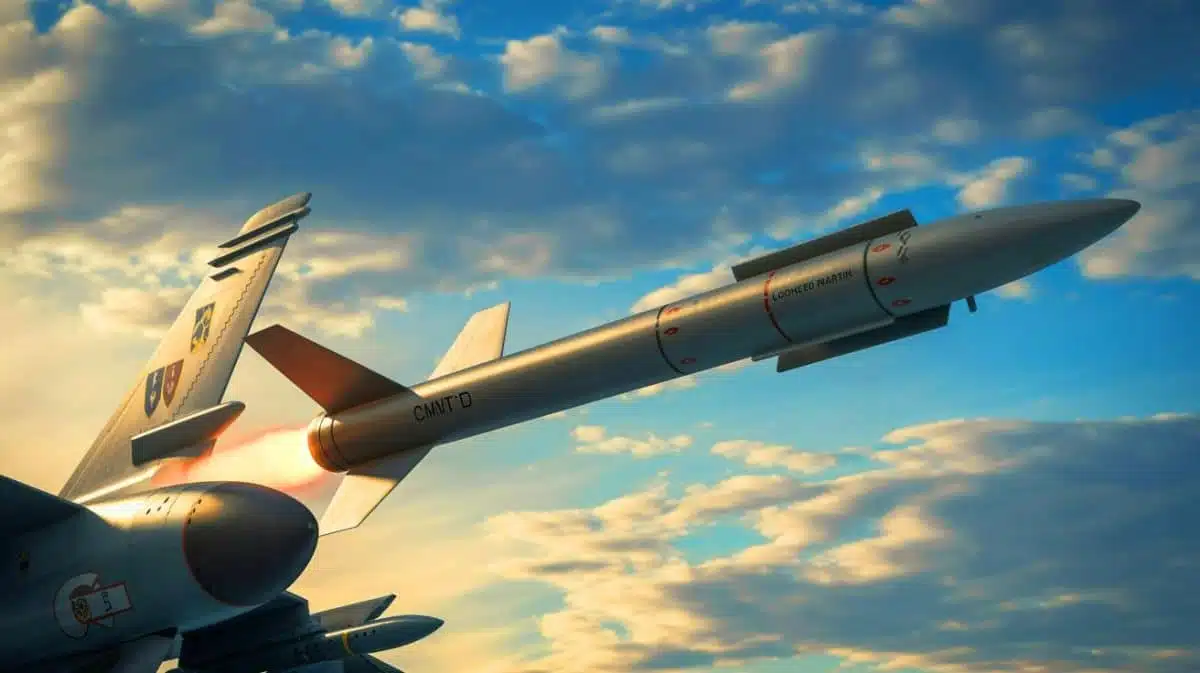 Illustration of Lockheed Martin's CMMT-D and CMMT-X military vehicles in action, generated by artificial intelligence.
