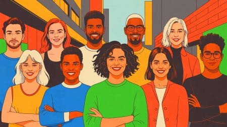 Illustration of the universal traits defining cool individuals across different cultures, as revealed by a global study, generated by artificial intelligence.