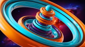 Illustration of the proposed three-dimensional structure of time. Image generated by AI.