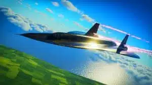 Illustration of the SR-72 Son of Blackbird, a hypersonic spy plane developed by Lockheed Martin. Image generated by AI.