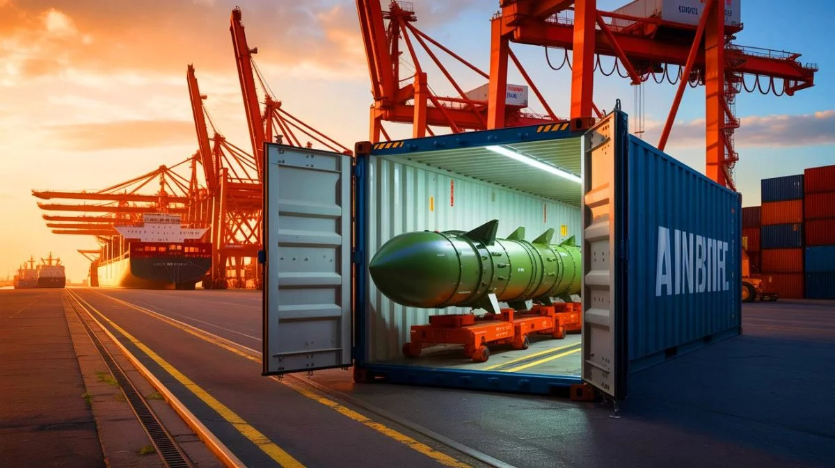 Illustration von Chinesischen Container-Raketensystemen und deren potenziellen Einsatzmöglichkeiten.
