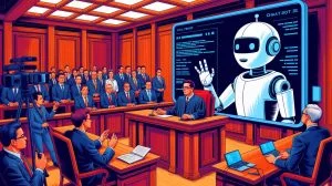 Illustration von einem künstlichen Intelligenz-Chatbot, der in der Türkei aufgrund beleidigender Äußerungen gesperrt wurde.