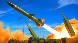 Illustration von der Entwicklung des Blackbeard GL Hyperschallraketensystems der US-Armee. Bild durch KI generiert.