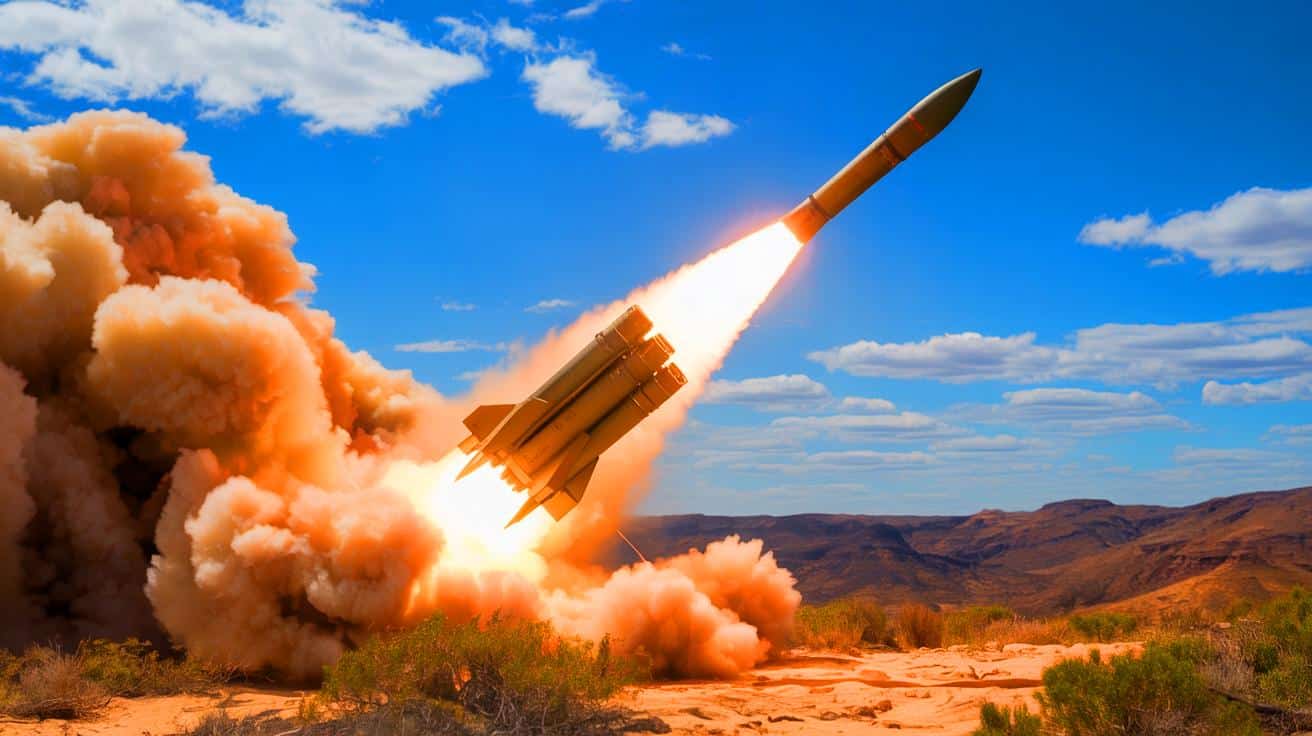 „Mitten ins Herz der Zivilbevölkerung: Neuer Raketenangriff entfacht hitzige Debatte über moralische Grenzen moderner Kriegsführung“