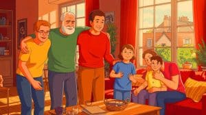 Illustration de l'accueil des réfugiés ukrainiens par des familles françaises et des défis associés.