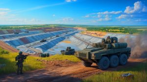 Illustration of the geopolitical impact of Russia's control over Ukraine's lithium reserves.