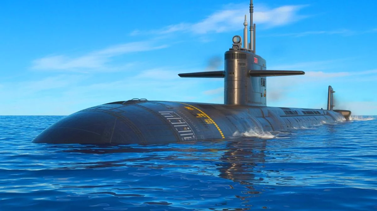 Illustration of the USS Iowa, a new nuclear-powered attack submarine, embodying advanced technology and rich maritime heritage.