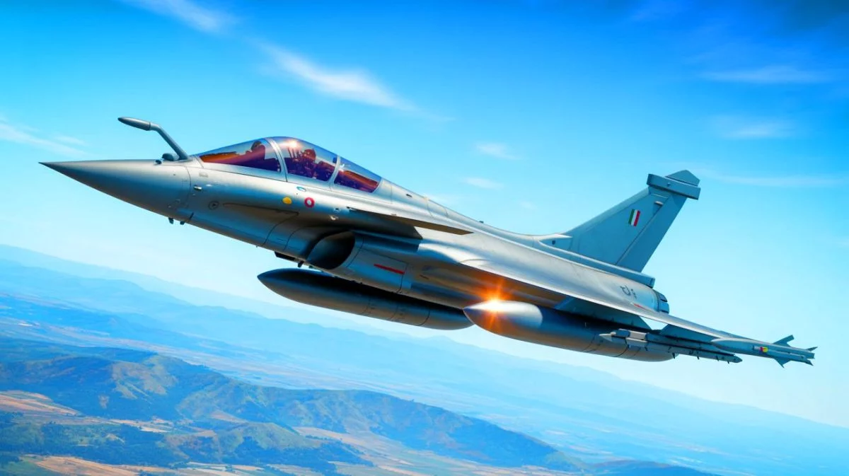 Illustration of Portugal's decision to adopt the Rafale jet over the F-35 in a strategic defense shift.