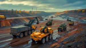 Illustration of Russian forces occupying a lithium-rich region in Ukraine's Donetsk area.