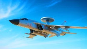 Illustration of China's advanced radar technology enhancing the stealth capabilities of airborne early warning aircraft.