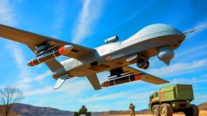 Illustration von der Entwicklung neuer Ausweichmanöver-Technologien für militärische Drohnen.